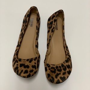 cheetah printed flats
